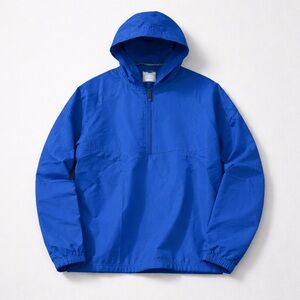Men's Blue Hooded Jacket